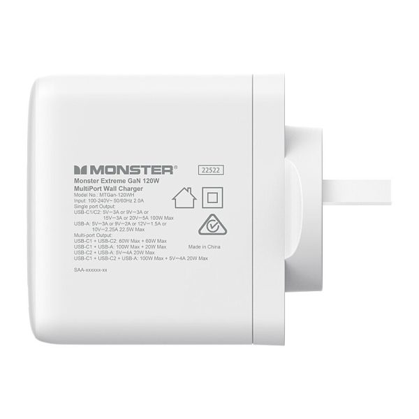 Monster GaN Wall Charger 120W - Image 3