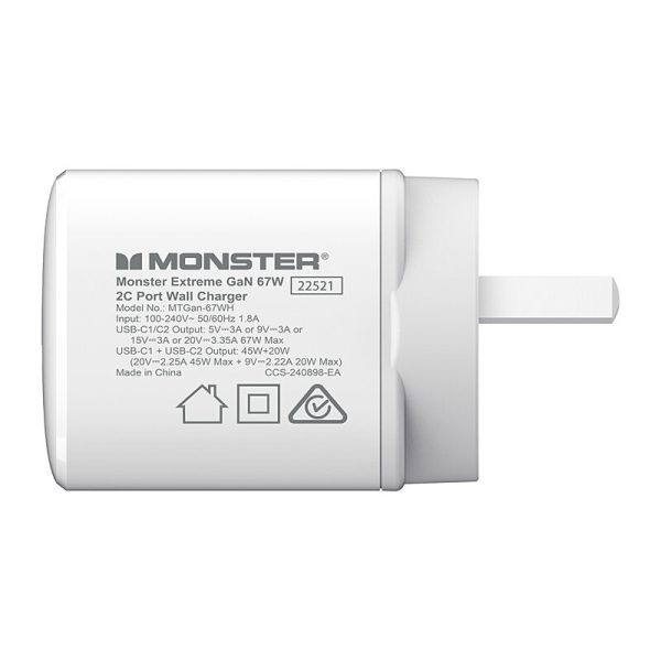 Monster GaN Wall Charger 67W - Image 4