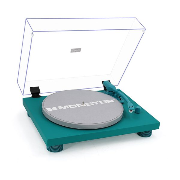 Monster Vinyl Turntable Green - Image 4