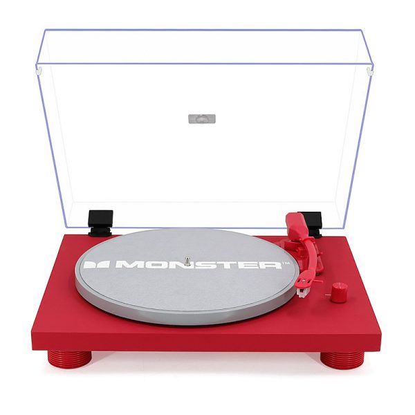 Monster Vinyl Turntable Red - Image 4