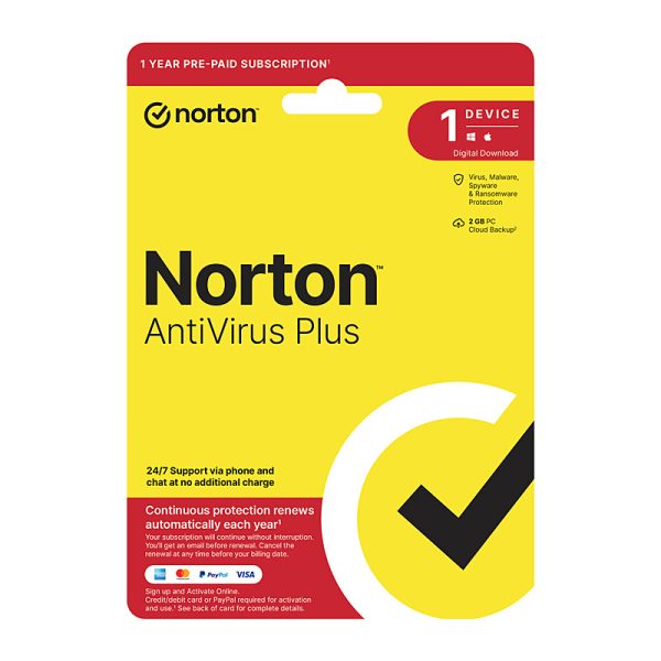 Norton AntiVirus 1U 1D KEY