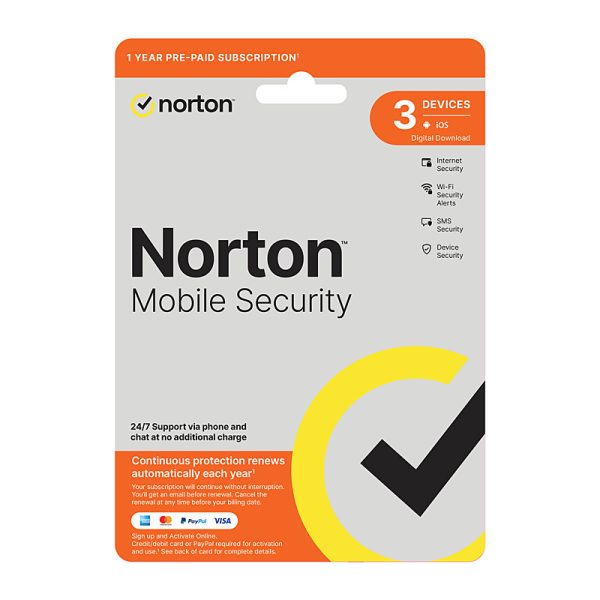 Norton Mobile Secuity 1U3D 1Yr