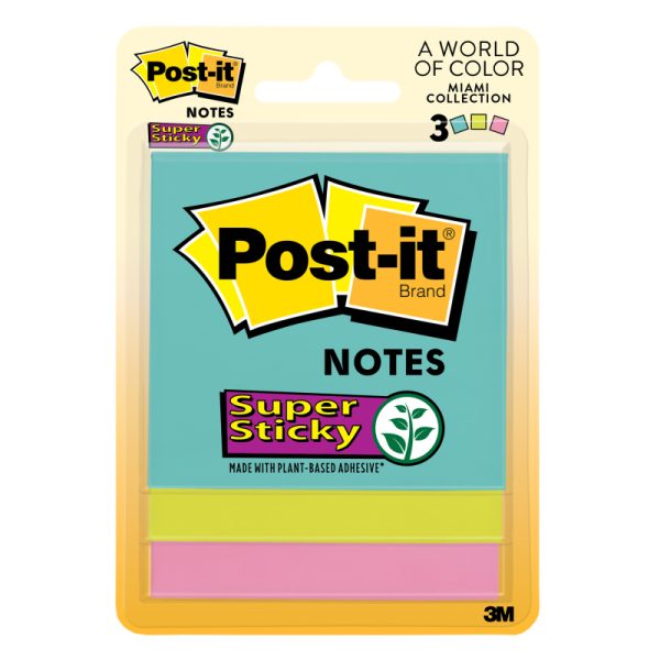 Post-ItNote 3321-SSMIA Pk3 Bx6