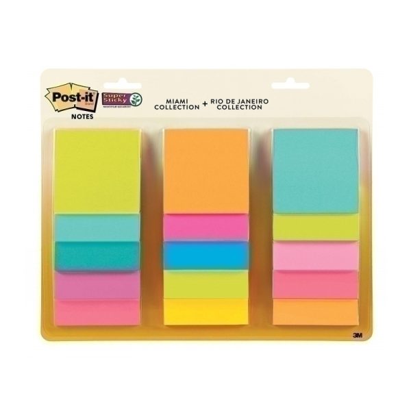 Post-It S/S Notes ValPack Bx12