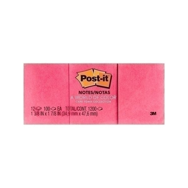 Post It Note 653-12AN Pk12