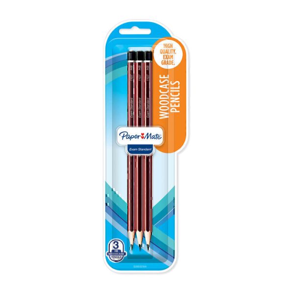 PM HB Woodcase Pencil Pk3 Bx12