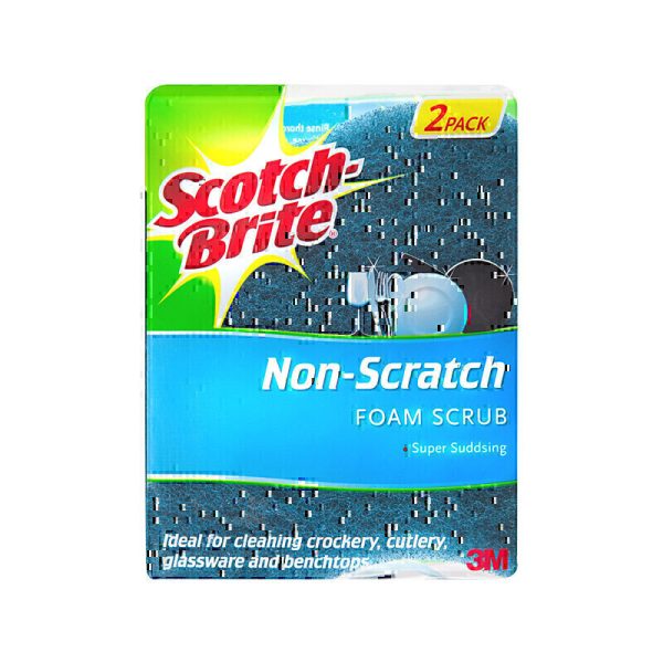 SB ScrubSponge Foam NS Pk2 Bx6