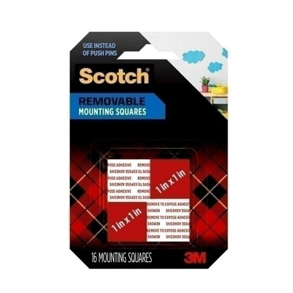 Scotch Mount Squares Pk16 Bx6