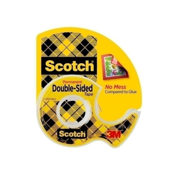 Scotch D Sided Tape 237 Bx12