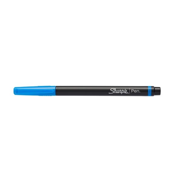 Sharpie Pen Fineliner Blu Bx12 - Image 2