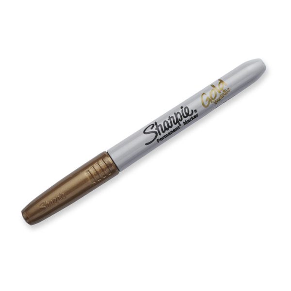 Sharpie Perm Mrkr FP Gold Bx12 - Image 2