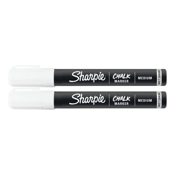 SH Chalk Wet Markr Wht Pk2 Bx4 - Image 2