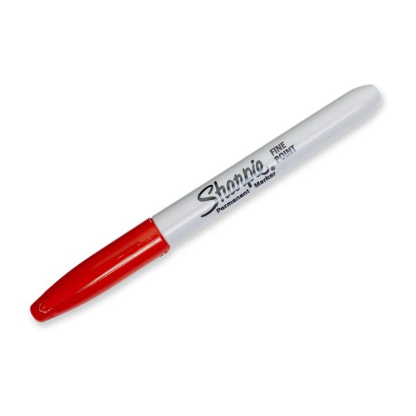 Sharpie Perm Mrkr FP Red Bx12 - Image 4