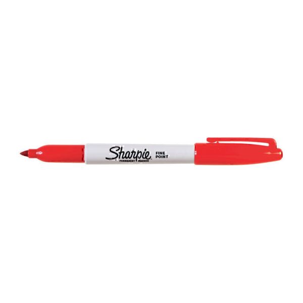 Sharpie Perm Mrkr FP Red Bx12