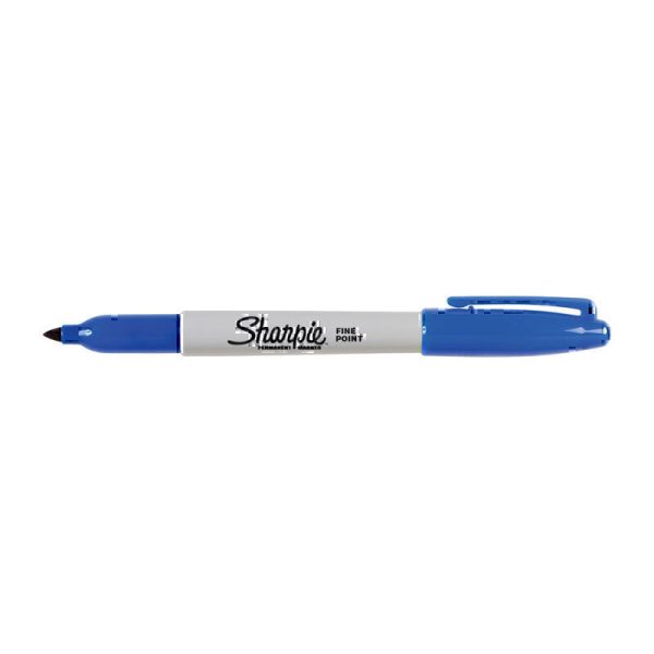 Sharpie Perm Mrkr FP Blue Bx12