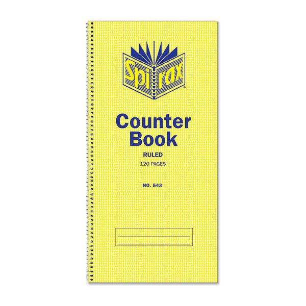 Spirax 543 Counter Book Pk10