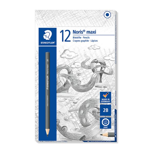 Staedtler Noris Maxi 2B Bx12