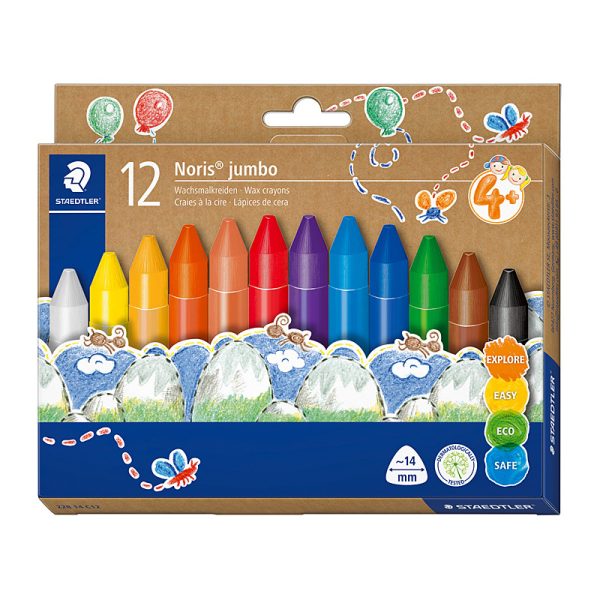 Staed Tri Jumbo Crayon  Bx12