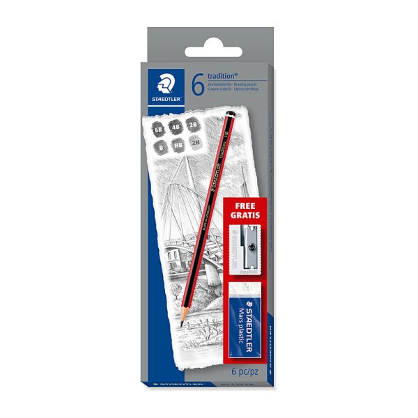 Staedtler Trad Sketch Set Pk6