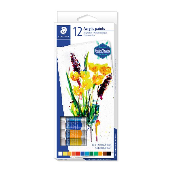 Staed Acrylic Paint Asst Bx12