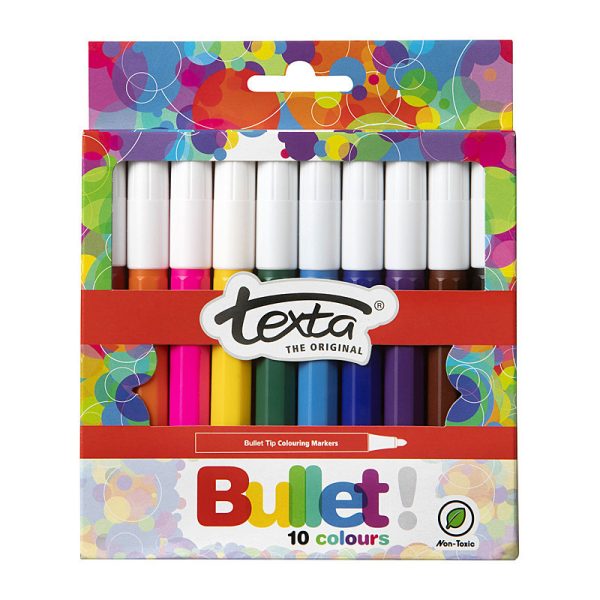 Texta Bulet Coloring Mrkr Pk10