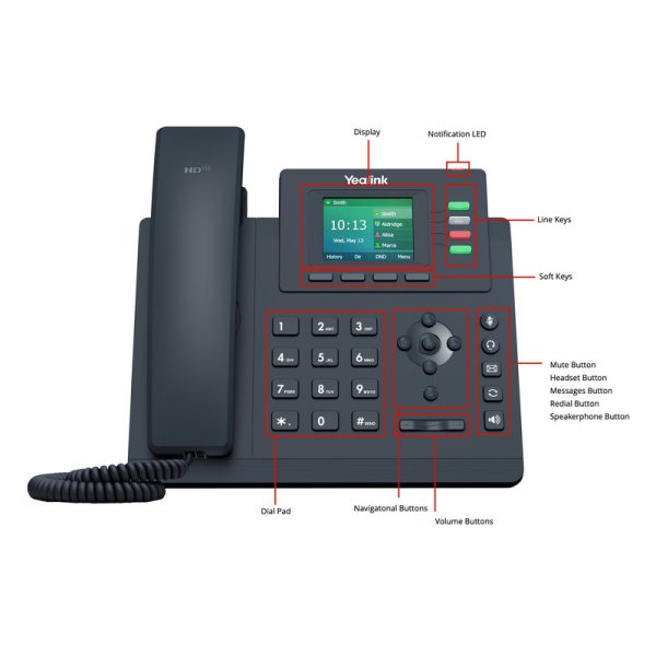 Yealink T33G 4-Line IP Phone - Image 4