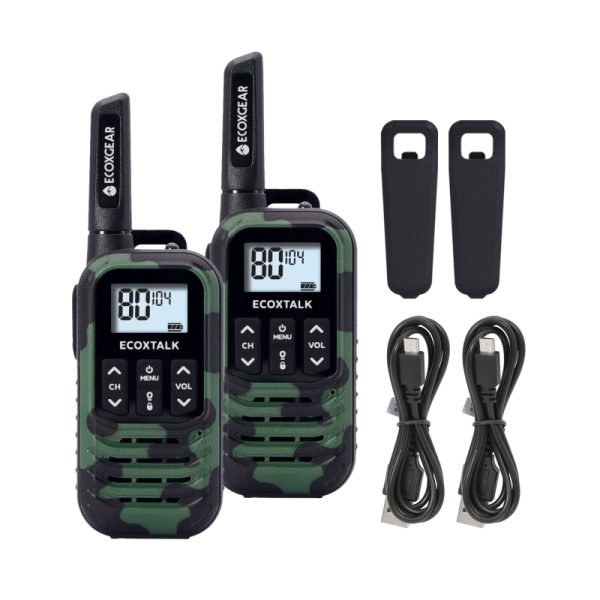 EcoX UHF 0.5W 2 Pk Blk/GrnCamo - Image 6