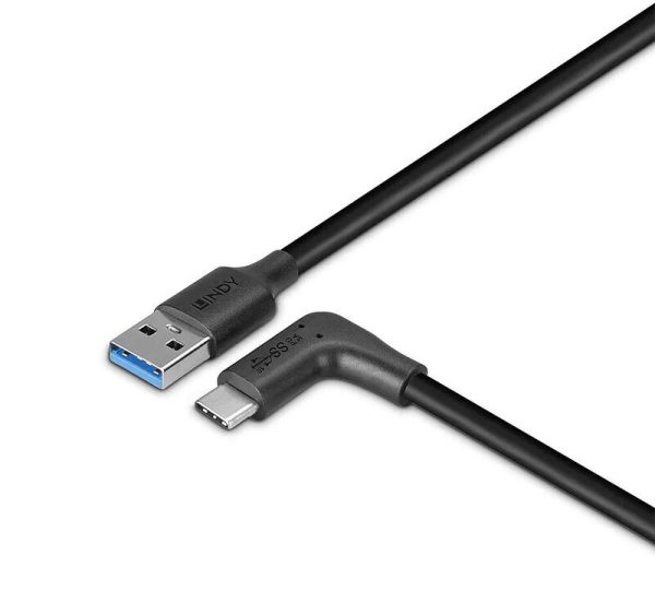 Lindy 0.5m USB 3.2 A to C, R/A - Image 5