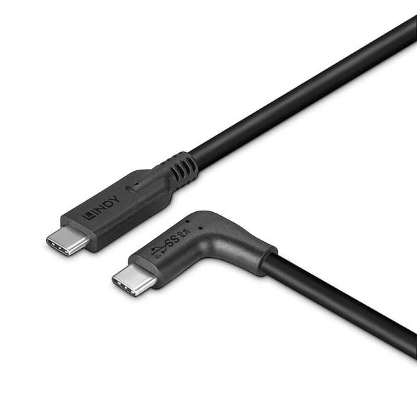 Lindy 0.5m USB 3.2 A to C, R/A - Image 5