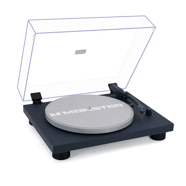 Monster Vinyl Turntable Navy - Image 6