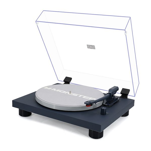 Monster Vinyl Turntable Navy - Image 5