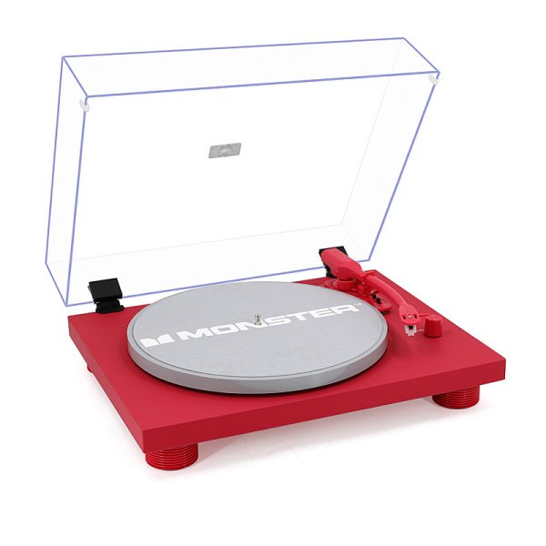Monster Vinyl Turntable Red - Image 6