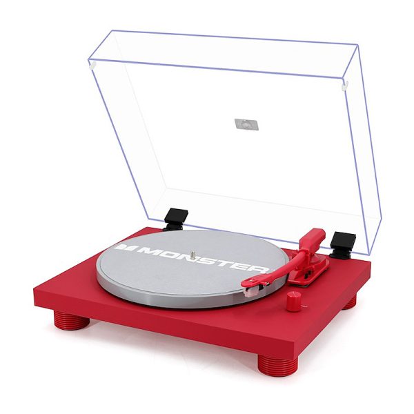 Monster Vinyl Turntable Red - Image 5