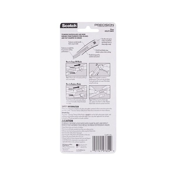 SCT T1-KL Util Knife 18mm Bx10 - Image 6