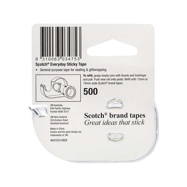 Sctc Stk Tape 502 18mmX25 Pk12 - Image 5