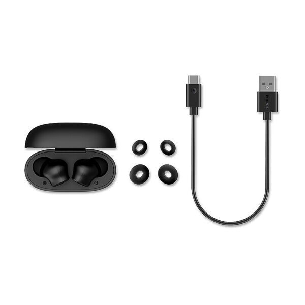 Philips TWS W/less Earbuds BK - Image 5