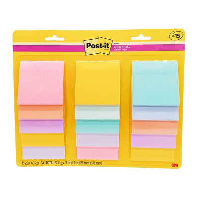 Post-It SS Notes 654-15 Pk12