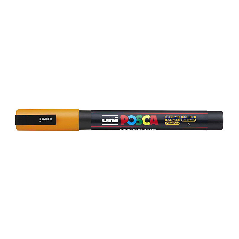 Posca Fine Bright Yellow - Image 2