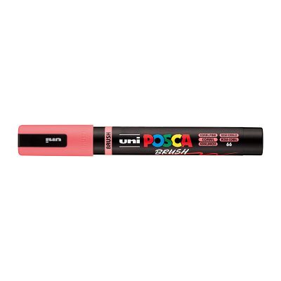 Posca Med Brush Tip Coral Pink