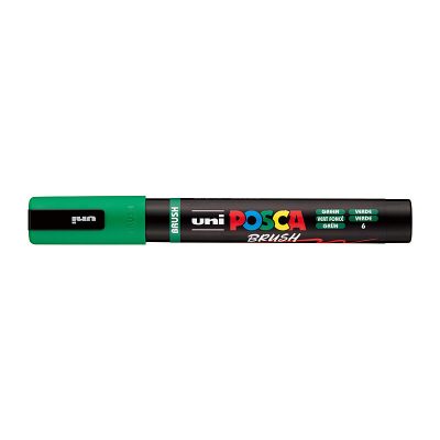 Posca Medium Brush Tip Green