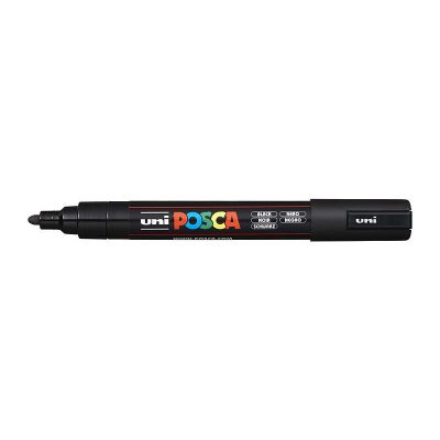 Posca PC-5M Med Blt Paint Blk