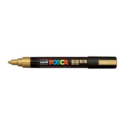 Posca PC-5M Med Blt Paint Gold