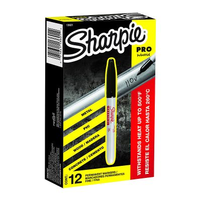 SH FineIndustrial Mrk Blk Bx12