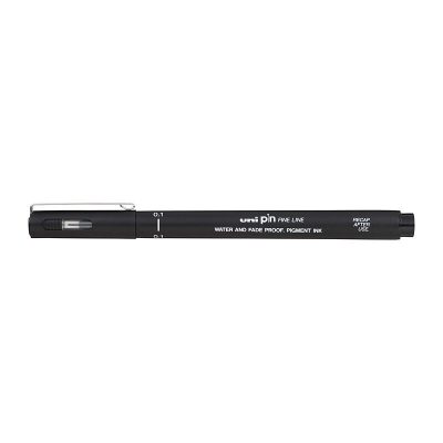 uni Pin FineLiner 0.1 Blk Bx12