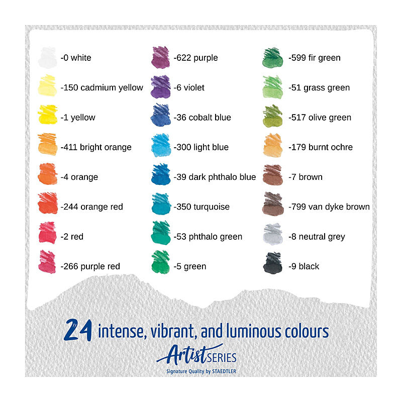 ST Lumograph Aquarell Tin24 - Image 5