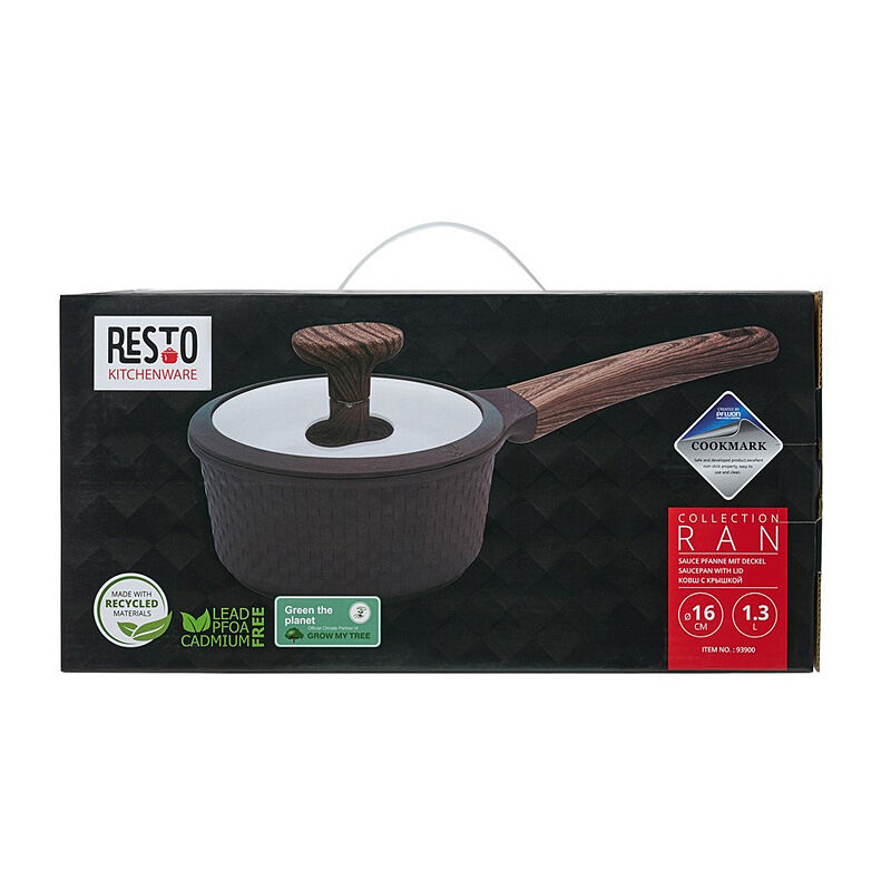 Resto Ran Black Saucepan D16 - Image 7