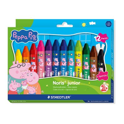 ST Peppa Pig Crayons Pk12 Bx6