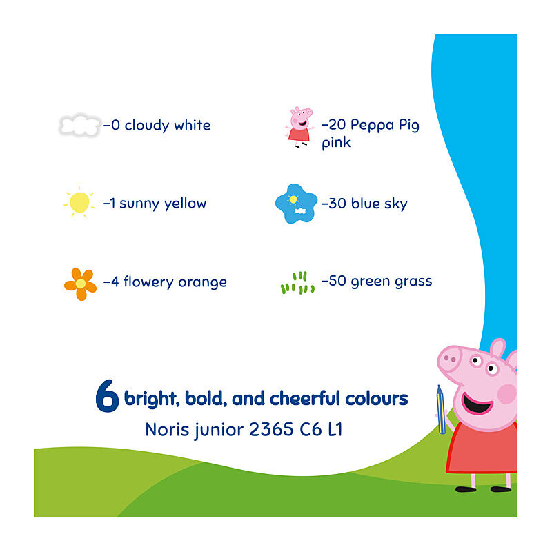 ST Peppa Pig SW Chalk Pk6 Bx10 - Image 3