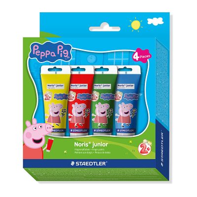 ST Peppa Pig Finger Paints Pk4